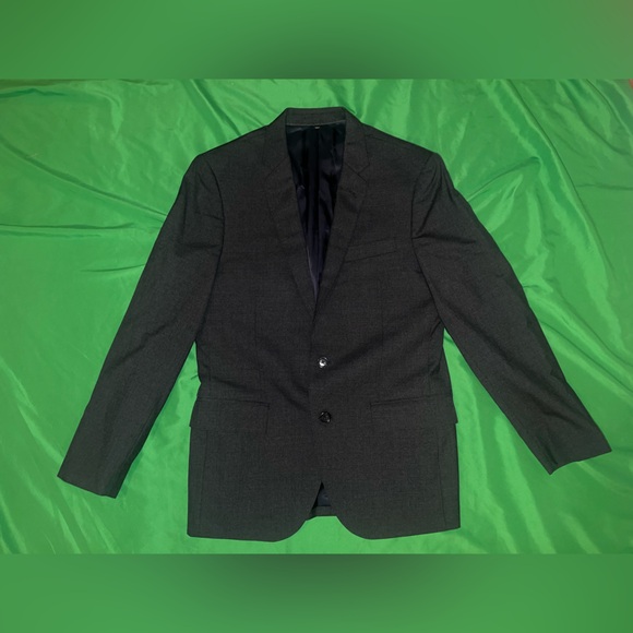 J. Crew x Loro Piana Ludlow Dark Gray 100% Wool Blazer size 38s